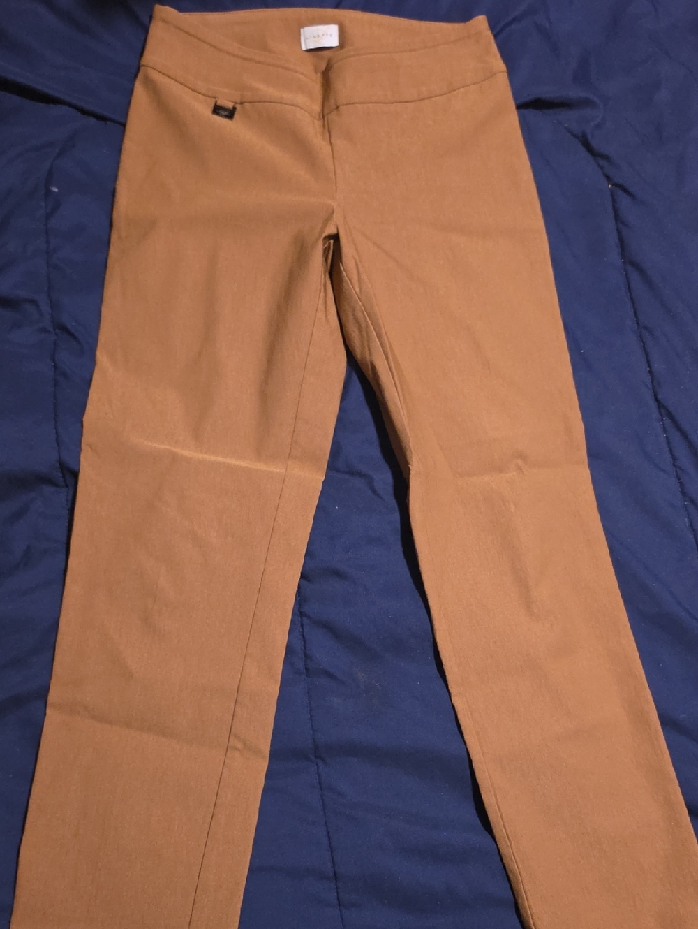 LISETTE Warm Camel/Tan Ponte Pants